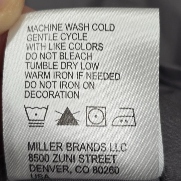 Cinch Shirt Womens M Gray Amberley Button Up Long Sleeve Logo Western Cowgirl - Picture 6 of 10